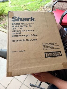 Shark ION Robot RV756 S6 Boxed Unit - black